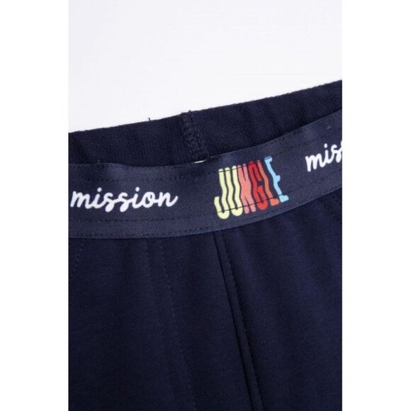 NWT Coccodrillo navy trouser with elastic waist and lateral band - Picture 3 of 5